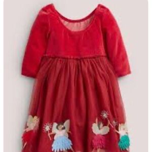 Mini Boden Red Fairy Dance Dress